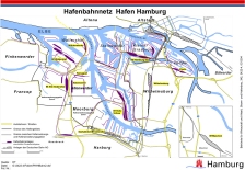 Hafenbahn-Netzplan