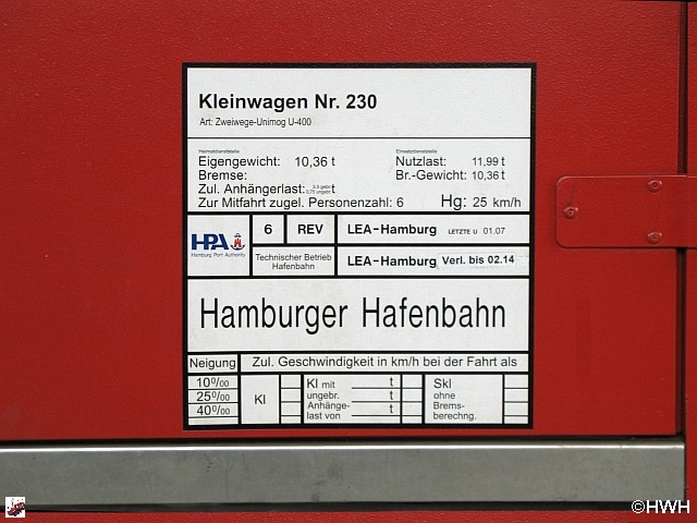 Zweiwege Unimog Hilfsfahrzeug 230 - 16